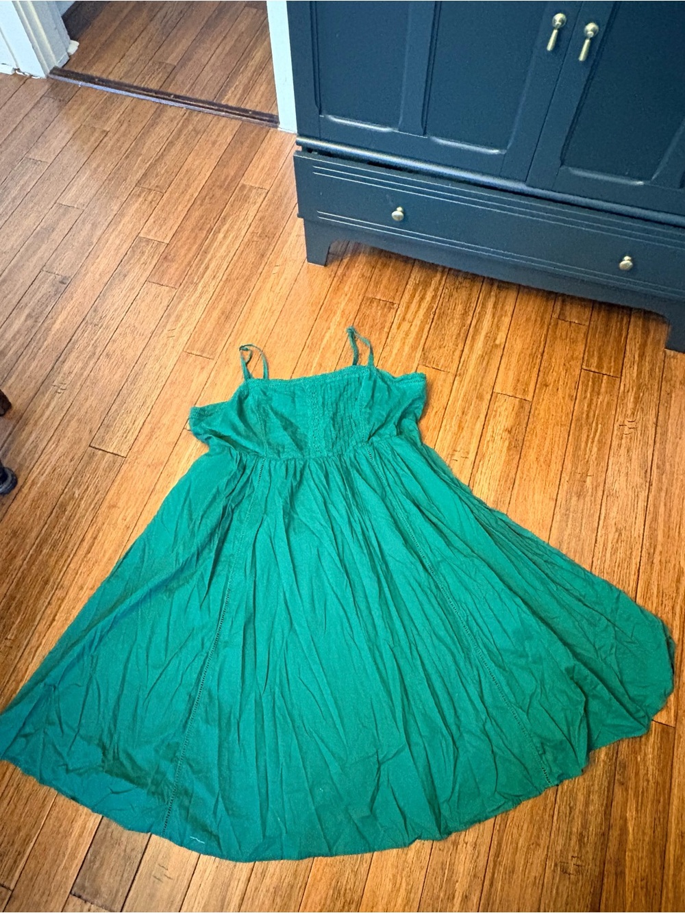 Torrid 3x Green Women's Spaghetti-Strap Summer Dress